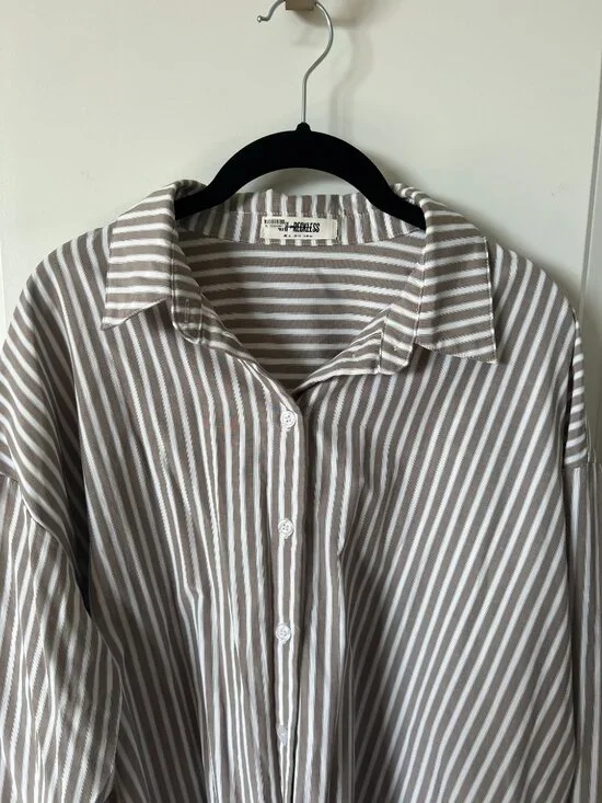 4th and Reckless, Casual Button Up Blouse, 1X - Picture 11 of 16